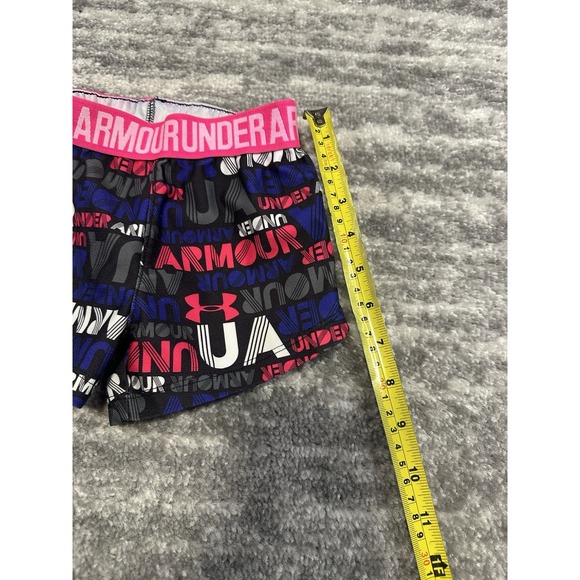 Toddler Girl Under Armour Script Logo Shorts Size 2T - Picture 7 of 7
